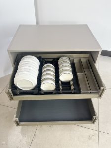 厨房收纳碗碟拉篮，调味拉篮